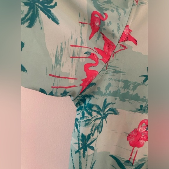 Aptro Tropical Hawaiian Short Sleeve Button Down Shirt Msn’s Sz XL - Picture 9 of 15